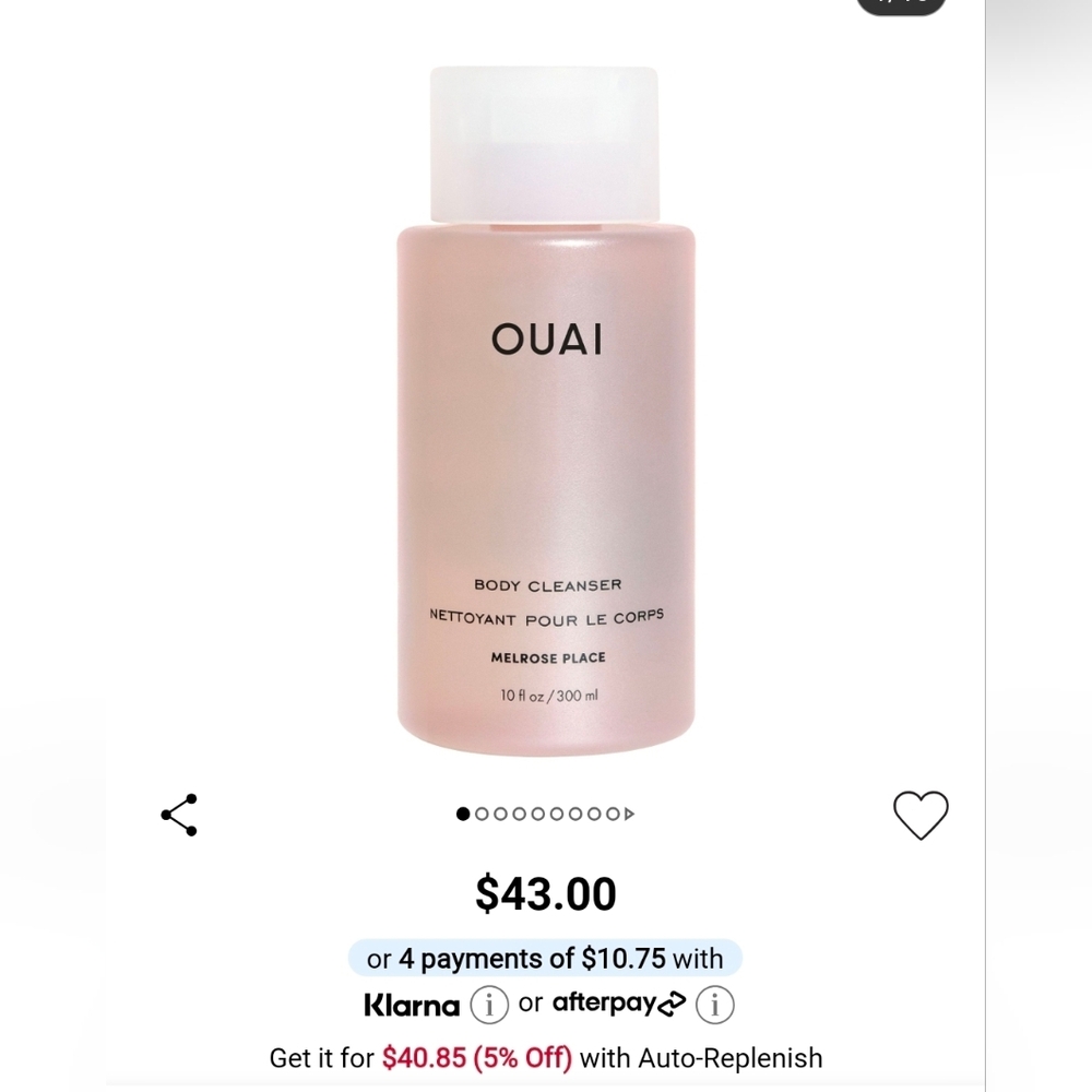 OUAI Melrose Place Body Cleanser